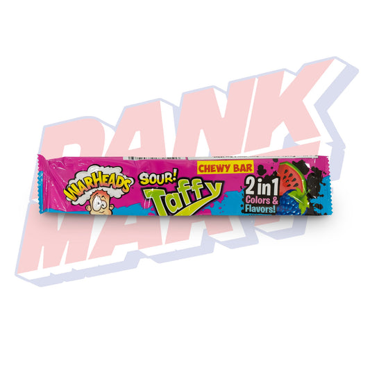 Warheads Sour 2in1 Taffy Bar - 1.5oz