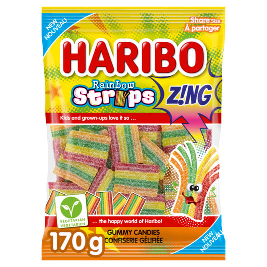 Haribo Rainbow Strips - 170g