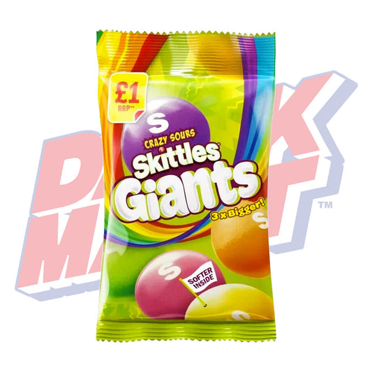 Skittles Giants Crazy Sours (UK) - 116g